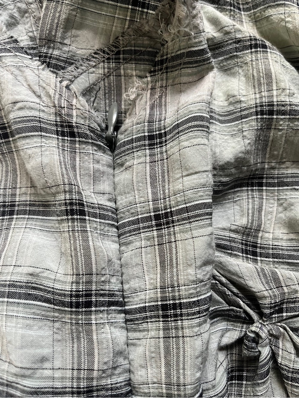 Ivan Grundahl Runway RSS2010 Plaid Deconstructed Asymmetric Langenlook Top 38/S - Picture 7 of 9